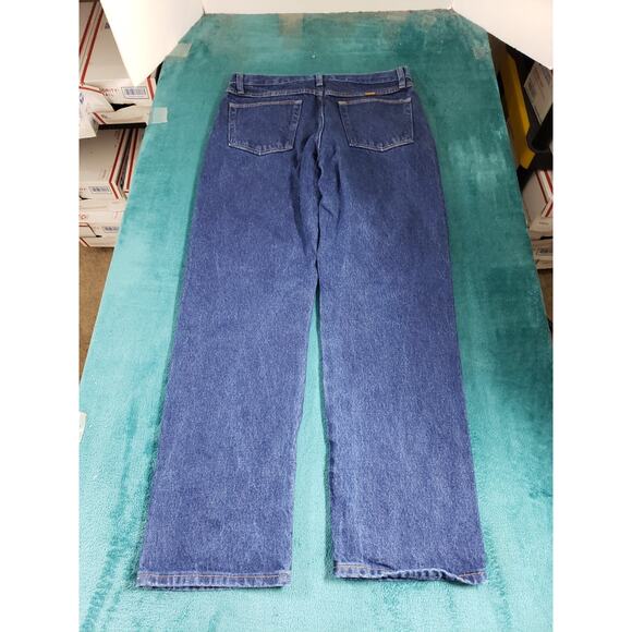 Rustlers Jeans Size 31x30 Mens Blue Pants Denim Cotton Mid Rise Work Straight - Picture 10 of 12